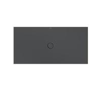 BetteFloor plato de ducha con soporte mínimo, 160x80cm, 5957-400T1, Color: cuervo