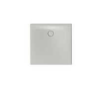 BetteFloor Plato de ducha lateral, 90x90cm, 3381-410, Color: plateado