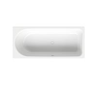 BetteOcean bañeras rectangulares, empotradas, rebosadero delantero, extremo de los pies a la derecha, 1800x800x450mm, 8857-000Plus, Color: Blanco con Glasur Plus