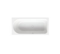 BetteOcean bañeras rectangulares, instalación empotrada, rebosadero delantero, extremo de los pies a la derecha, 1500x700x450mm, 8859-000Plus, Color: Blanco con Glasur Plus