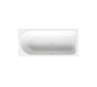 BetteOcean LOW Line bañeras rectangulares, rebosadero delantero, extremo de los pies a la derecha, 1500x700x380mm, 8842-000Plus, Color: Blanco con Glasur Plus