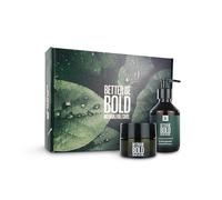 BETTER BE BOLD Caja de regalo para calvicie feliz "Vin Diesel" | Crema calva matificante (0-3 mm) y champú calvo nutritivo (0-6 mm) | Cuidado premium para calvos