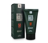 BETTER BE BOLD Invisible Sunfluid SPF 50 | Se absorbe inmediatamente sin residuos | Sin pegamento ni grasa | Sin octocrylene | Sin perfume | Resistente al agua | 50 ml