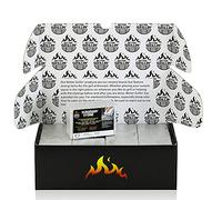 BETTER GRILLIN' 13871 - Juego de 12 Piedras para Barbacoa (Vidrio Reciclado), Color Gris