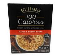 Better Oats OAT FIT Instant Oatmeal MAPLE & BROWN SUGAR 9.8oz (3 Pack)