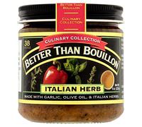 Better Than Bouillon Base de la colección culinaria, base de hierbas italianas, contiene 38 porciones por frasco, tarro de vidrio de 8 onzas (paquete de 1)