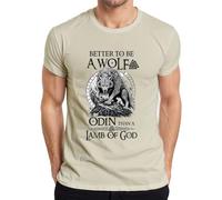 Better to be a Wolf of Odin Than a Lamb of - Camiseta para hombre, naturaleza, XXL