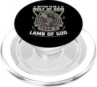 Better To Be A Wolf of Odin Than A Lamb of God PopSockets PopGrip para MagSafe