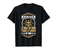 Better to Be a Wolf of Odin Than a Lamb of God Viking Camiseta