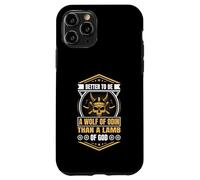 Better to Be a Wolf of Odin Than a Lamb of God Viking Carcasa para iPhone 11 Pro