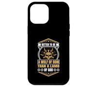 Better to Be a Wolf of Odin Than a Lamb of God Viking Carcasa para iPhone 12 Pro MAX