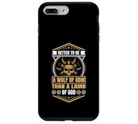 Better to Be a Wolf of Odin Than a Lamb of God Viking Carcasa para iPhone 7 Plus/8 Plus