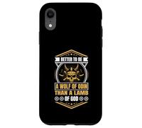 Better to Be a Wolf of Odin Than a Lamb of God Viking Carcasa para iPhone XR