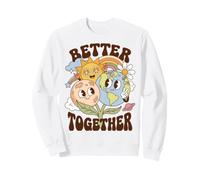 Better Together Earth Moon Peace Unity Positive Message Sudadera
