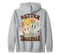 Better Together Earth Moon Peace Unity Positive Message Sudadera con Capucha