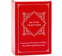 BETTER TOGETHER Honest Conversation Starter Couple Games - 100 románticos y profundos juegos de cartas para parejas - Tarjetas de relación para parejas, ideas de juegos de citas nocturnas - Ideas de