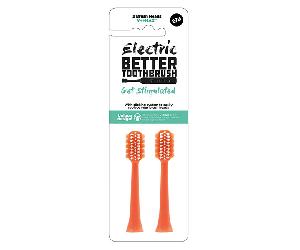 Better Toothbrush Cabeza de Recambio Regular Coral - 2 unidades