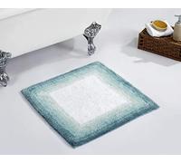Better Trends Torrent Collection es Ultra Suave, de Felpa y Absorbente Alfombra de baño 100% algodón en Colores Vibrantes, Cuadrado de 24 Pulgadas, Color Turquesa