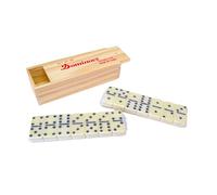 better with friends Adultos Professional dominó de Puntos Dobles de 6 Colores (Juego 28, dominó) en Caja de Madera