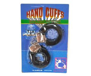 BETTER WITH FRIENDS esposas esposas moradas negro, policía mujer,policía,enfermero,médico, oficial de seguridad, accesorio de disfraces. de metal con la felpa