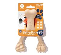 BetterBone Juguete de Hueso masticable Dental Duro para Perros, Fuerte, Divertido, Interactivo, para Masticar, Resistente, Duradero, hipoalergénico para masticadores agresivos