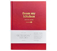 Betterday Studio From My Kitchen - Libro de recetas en blanco para recetas propias, diario de recetas, cuaderno personalizado para escribir tu propio diario de alimentos o diario de horneado, libro de