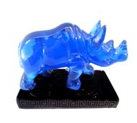 Betterdecor Feng Shui azul doble cuerno rhinocero a anti robo