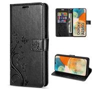 betterfon Carcasa para Samsung Galaxy A23 5G, con tapa y ranuras para tarjetas, color negro