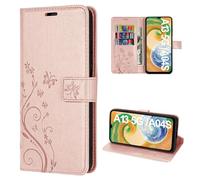 betterfon Funda para Samsung Galaxy A13 5G / A04s funda con tapa funda protectora con [ranuras para tarjetas] [calidad TPU] Compatible con Samsung Galaxy A13 5G / Galaxy A04s, oro rosa