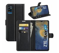 betterfon Funda para teléfono móvil compatible con ZTE Blade A71 | Funda de TPU de calidad premium para Blade A71 con ranuras para tarjetas, cierre magnético, color negro