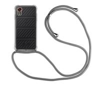 betterfon Handykette für Samsung Galaxy Xcover 7 Smartphone Halskette Hülle mit Band - Schnur mit Case zum umhängen Handyhülle mit Kordel zum Umhängen für Samsung Galaxy Xcover 7 in Grau