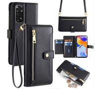 betterfon Handykette Xiaomi Hülle Kartenfach PU Leder Umhängetasche