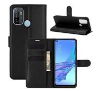 Betterfon | Oppo A53s / A53 2020 funda teléfono móvil funda funda cartera funda con cierre magnético / ranuras para tarjetas para Oppo A53s Negro