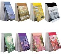 BetterJonny Basicon - Juego de 400 pegatinas Washi para diario, álbumes de recortes, diario, cuaderno, fabricación de tarjetas, manualidades, 8 unidades