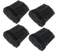 BetterJonny - Juego de 400 pinceles de pestañas, cepillo de cejas, cepillo de cejas, cepillo de cejas, aplicador, pincel de pestañas, herramienta de maquillaje (negro)