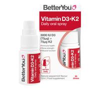 BetterYou DLux+ Vitamin D+K2 Daily Oral Spray 12 Ml