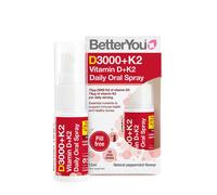 BetterYou Dlux+ Vitamin D+K2 Daily Oral Spray (12 ml, Menta Natural)