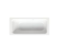 BetteSelect bañeras rectangulares, instalación empotrada, extremo de los pies a la derecha, rebosadero trasero, 1600x700x420mm, 3430-000AS, Color: Blanco con guadaña antideslizante