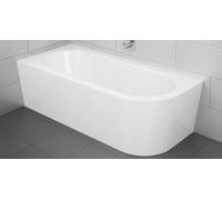 BetteStarlet IV Silhouette, 185x85cm, Bañera de acero, instalación en la esquina izquierda, blanco, con desagüe y rebosadero Multiplex M5, 6670CERVK+B601-901, 6670-000CERVK+B601-901