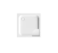 BetteSupra plato de ducha rectangular con soporte de plato, 900x900x65mm, 5920-441T, Color: Crema mate
