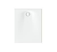 BetteUltra Space plato de ducha rectangular, 1100x900x25mm, 4021-000T1, Color: Blanco con soporte de bandeja mínimo