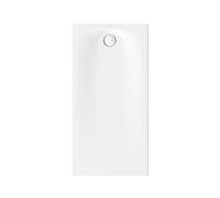 BetteUltra Space plato de ducha rectangular, 1600x800x25mm, 4051-000AE,T1, Color: Blanco con antideslizante Pro y soporte de bandeja