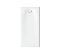 BetteUltra Space plato de ducha rectangular, 1700x800x25mm, 4056-000AS,T1, Color: Blanco con guadaña antideslizante y soporte de bandeja