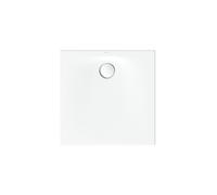 BetteUltra Space plato de ducha rectangular, 800x800x15mm, 4004-000AE,T1, Color: Blanco con antideslizante Pro y soporte de bandeja