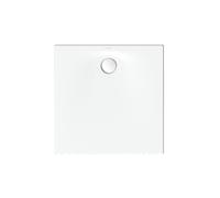 BetteUltra Space plato de ducha rectangular, 900x900x15mm, 4011-000AE,T1, Color: Blanco con antideslizante Pro y soporte de bandeja