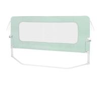 Bettgitter höhenverstellbar 72-86 cm, Bett rausfallschutz Kinder zusammenklappbar um 180 Grad, luftige Netz, einfache Montaje (verde menta)