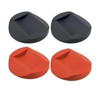 Bettrad 4 piezas antideslizantes, tope para rueda de cama, ruedas giratorias adhesivas, almohadillas de goma para pies de sofá y cama