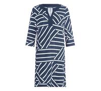 Betty Barclay 1820/1972 Vestido, Azul y Crema, 44 Mujeres
