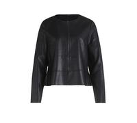 BETTY BARCLAY Chaqueta con aspecto de cuero negro | 40