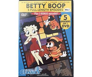 BETTY BOOP - 5 FULL LENGTH EPISODE MOVIE